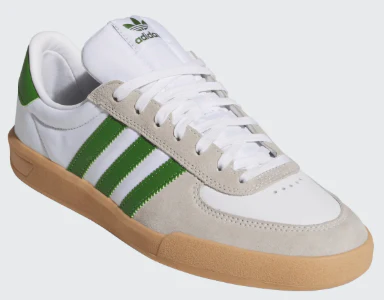 Adidas - Glenburn Shoes | White Green Gum - Image 3