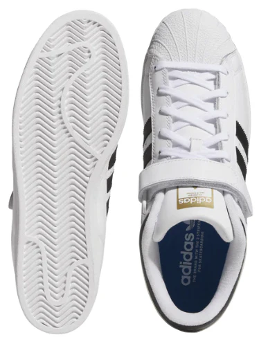 Adidas - Pro Shell ADV Shoes | White Black - Image 2