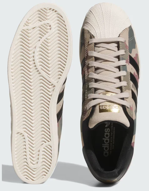 Adidas - Superstar ADV Shoes | Khaki (Camo) - Image 4