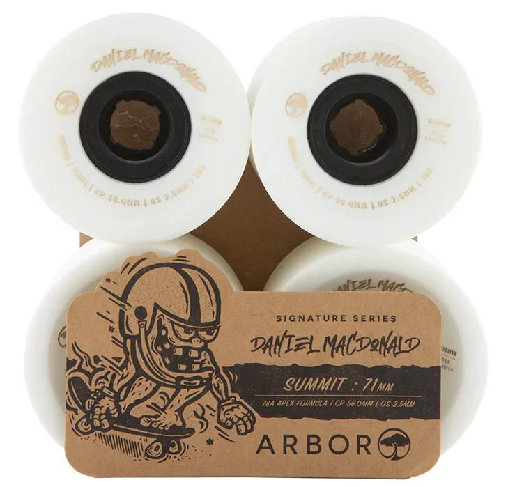 Arbor - Daniel MacDonald Summit 71mm 78a Wheels | White - Image 4
