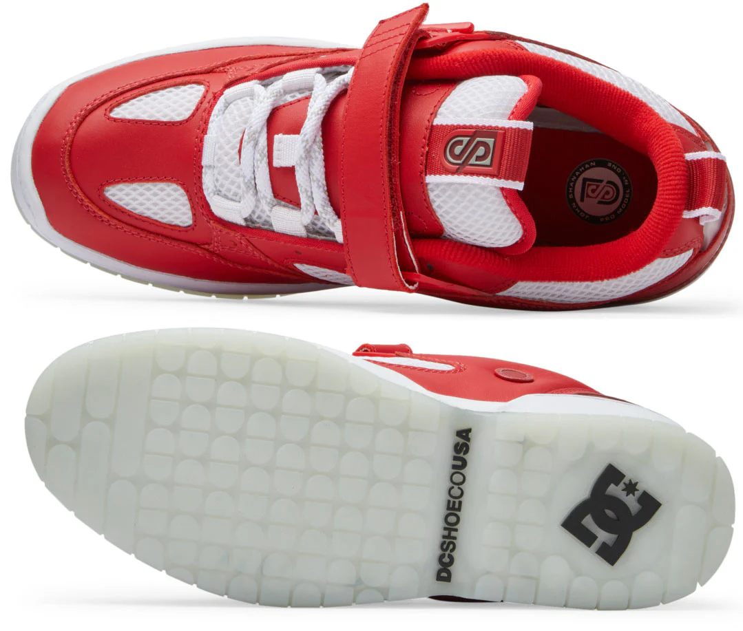 DC - JS-1 Shoes | Red White - Image 5