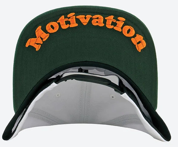 DGK - Haters Snapback Hat | White Green Orange - Image 3