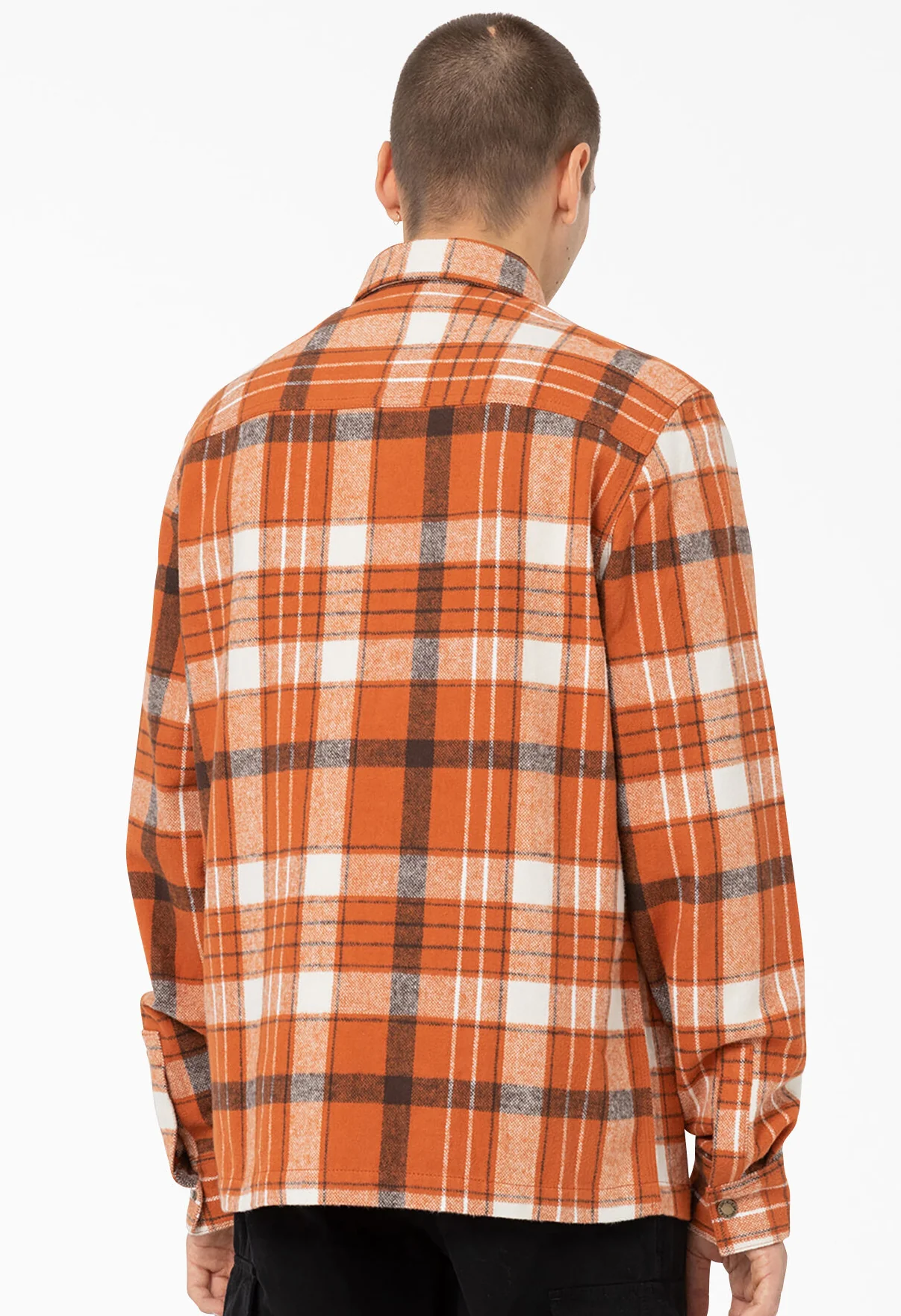 Dickies - Nimmons L/S Flannel Shirt | Bombay Brown - Image 2