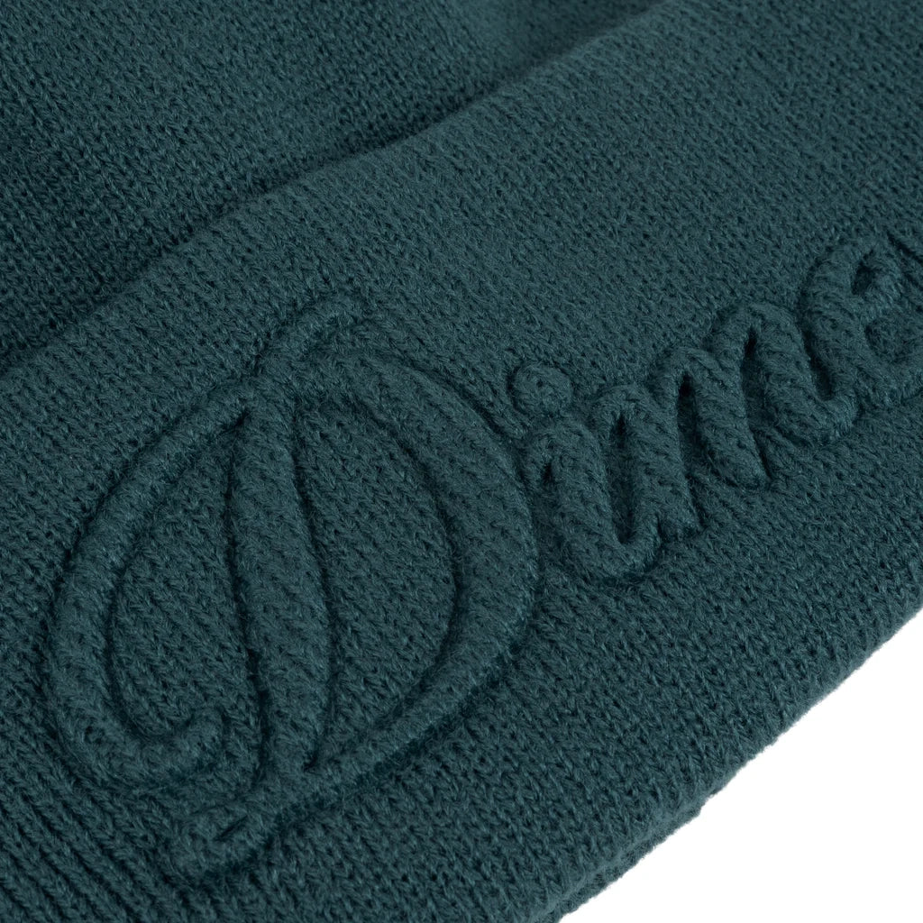 Dime - Cursive Fold Beanie | Teal - Image 2