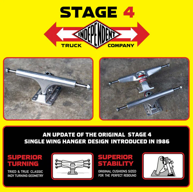 Independent - Gonzales 146 'Stage 4' 8.375" Trucks (Set of 2) - Image 5
