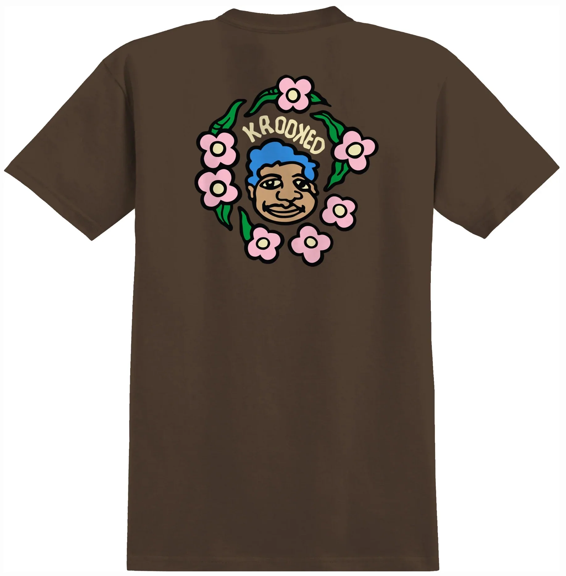 Krooked - Krooked MG Tee | Dark Chocolate
