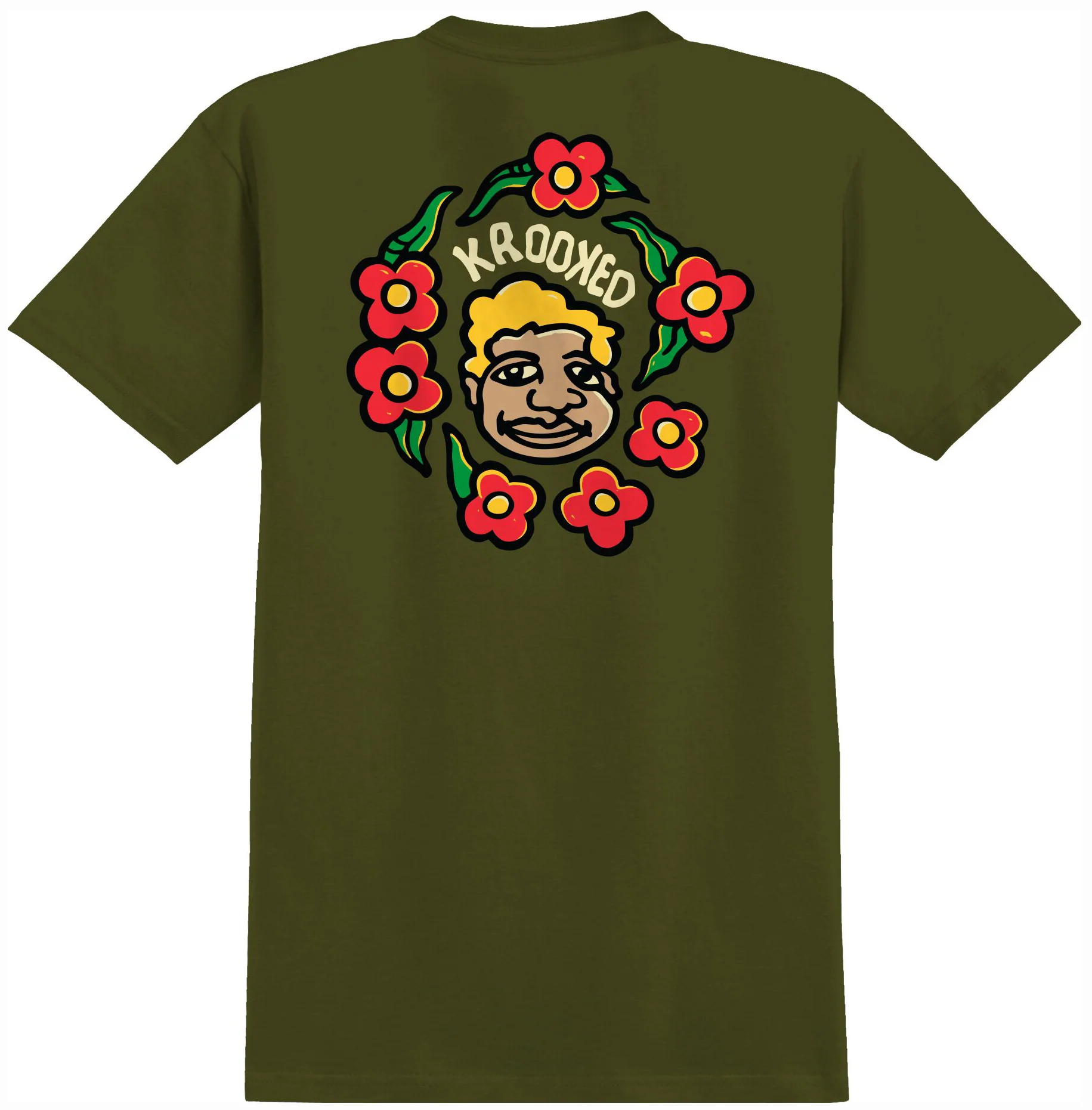 Krooked - Krooked MG Tee | Military Green