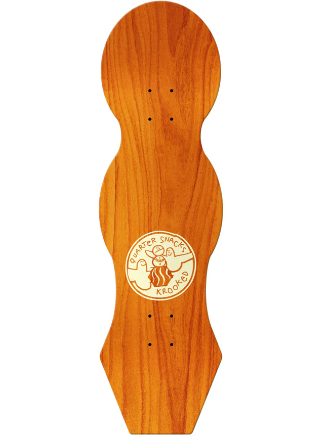 Krooked - Quartersnacks 'Snack Man Cruiser' 9" Deck - Image 2