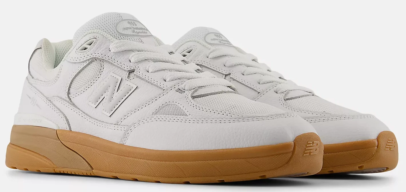 New Balance - Numeric Andrew Reynolds 933 Shoes | White Gum - Image 3