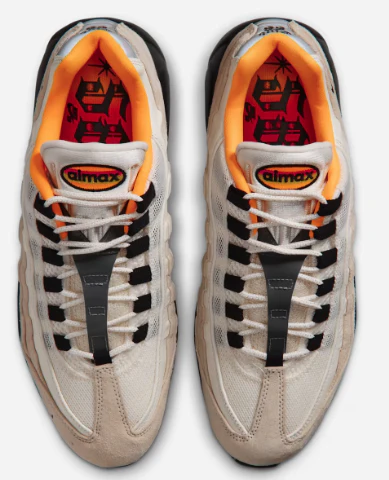 Nike SB - Air Max 95 Shoes | Sail Laser Orange - Image 4