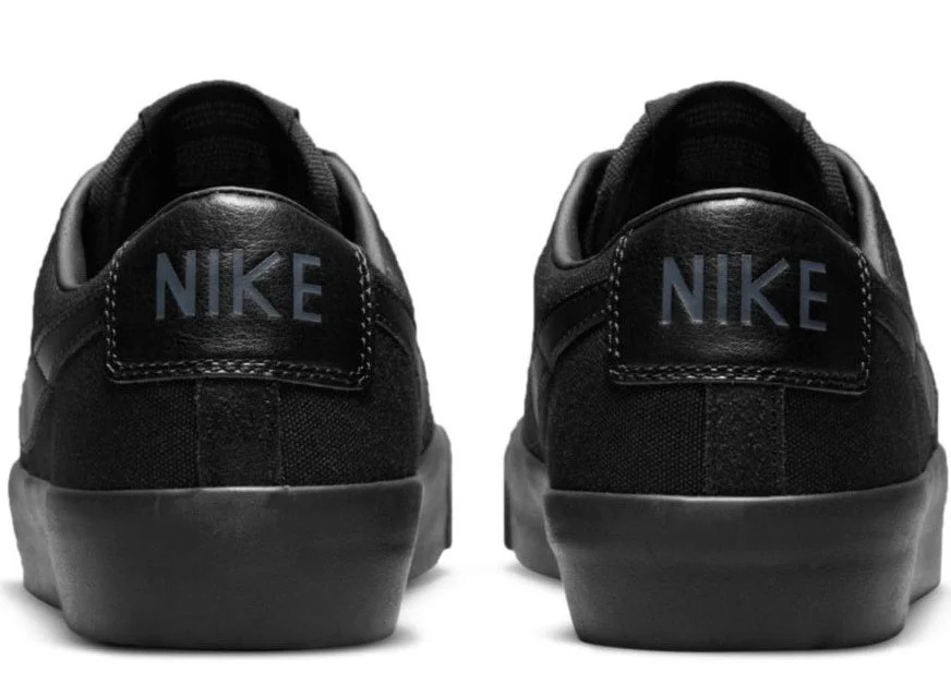 Nike SB - Blazer Low Pro GT Shoes | Black Black - Image 3