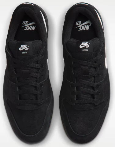 Nike SB - Code 58 Shoes | Black White Black - Image 4