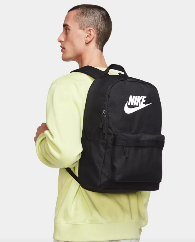 Nike SB - Heritage Backpack | Black (Print Logo) - Image 4