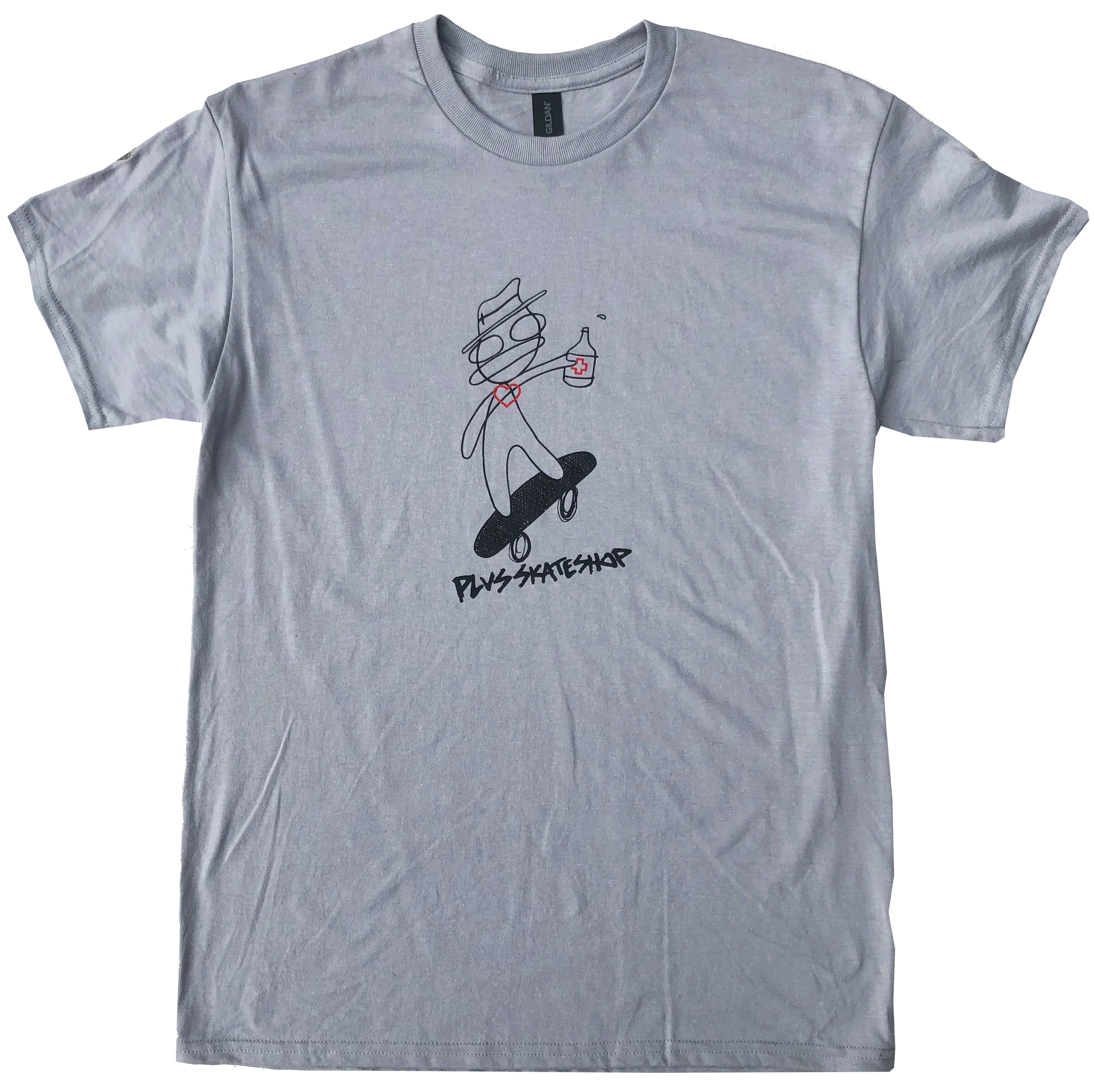 Plus - Drinkin' Buddy Tee | Slate Grey