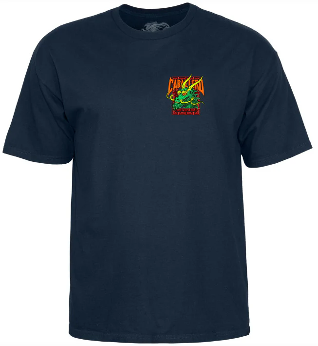 Powell Peralta - Cab Street Dragon Tee | Navy