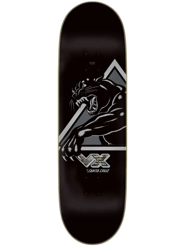 Santa Cruz - Natas Kaupas 'Shattered Panther' 9" Deck (VX Construction) - Image 2
