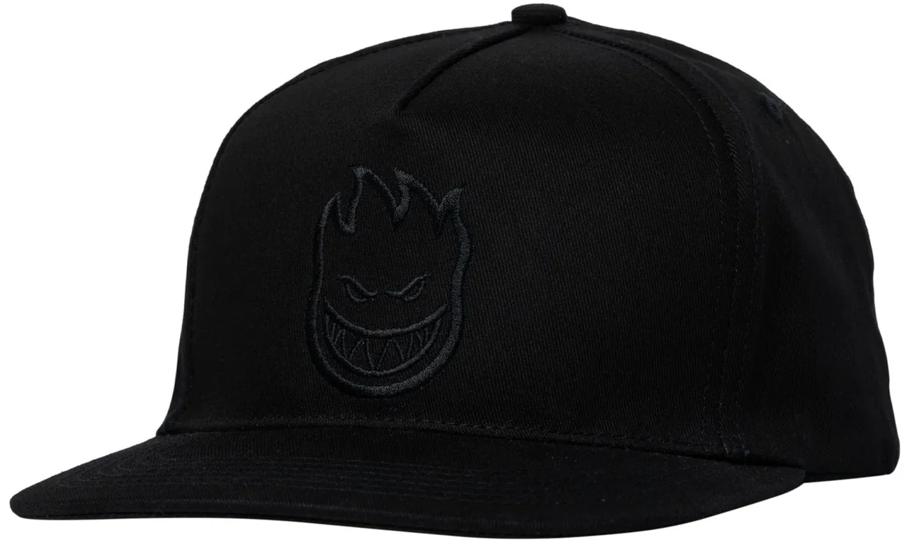 Spitfire - Bighead Tonal Snapback Hat | Black