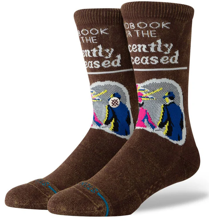 Stance - Beetlejuice 'Recently Deceased' Socks | Brown