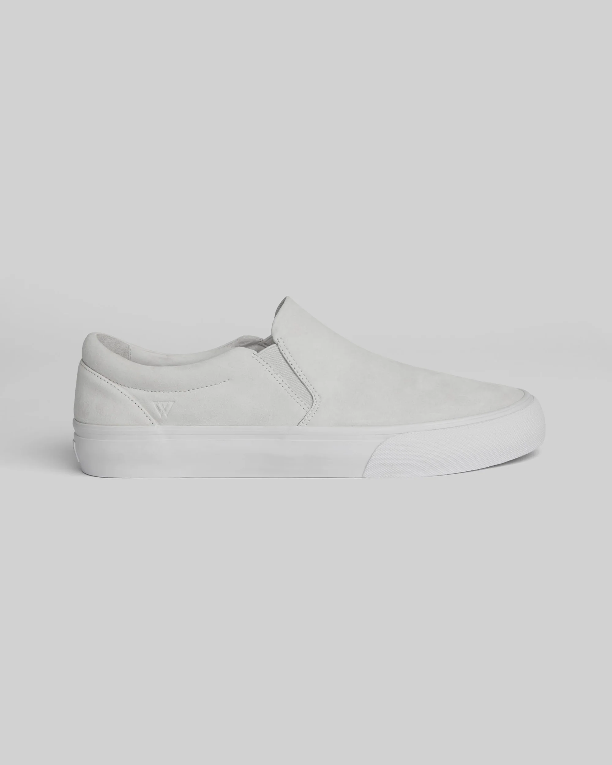 War Saw - Stranger Slip-On Shoes | White White (Suede) - Image 2