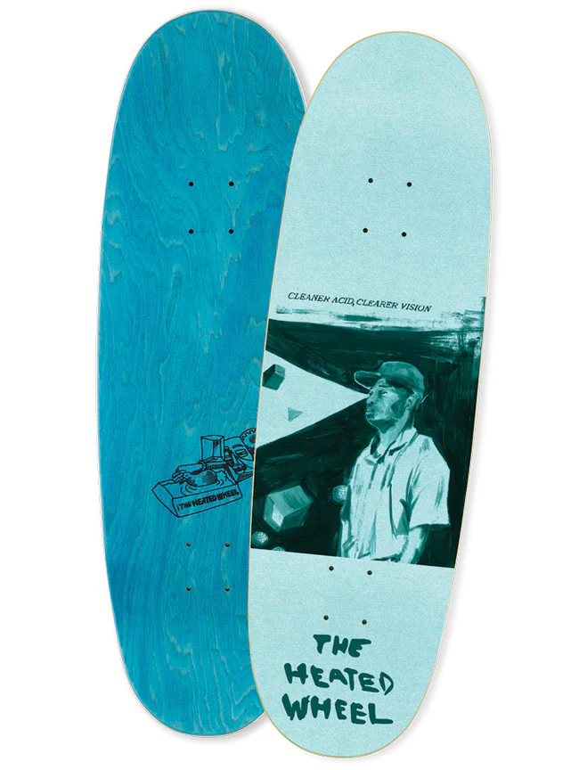 The Heated Wheel - Cleaner Acid 9.6" Deck (90's Egg Shape) - Image 2