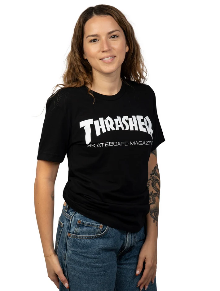 Thrasher - Womens Skate Mag Tee | Black - Image 2