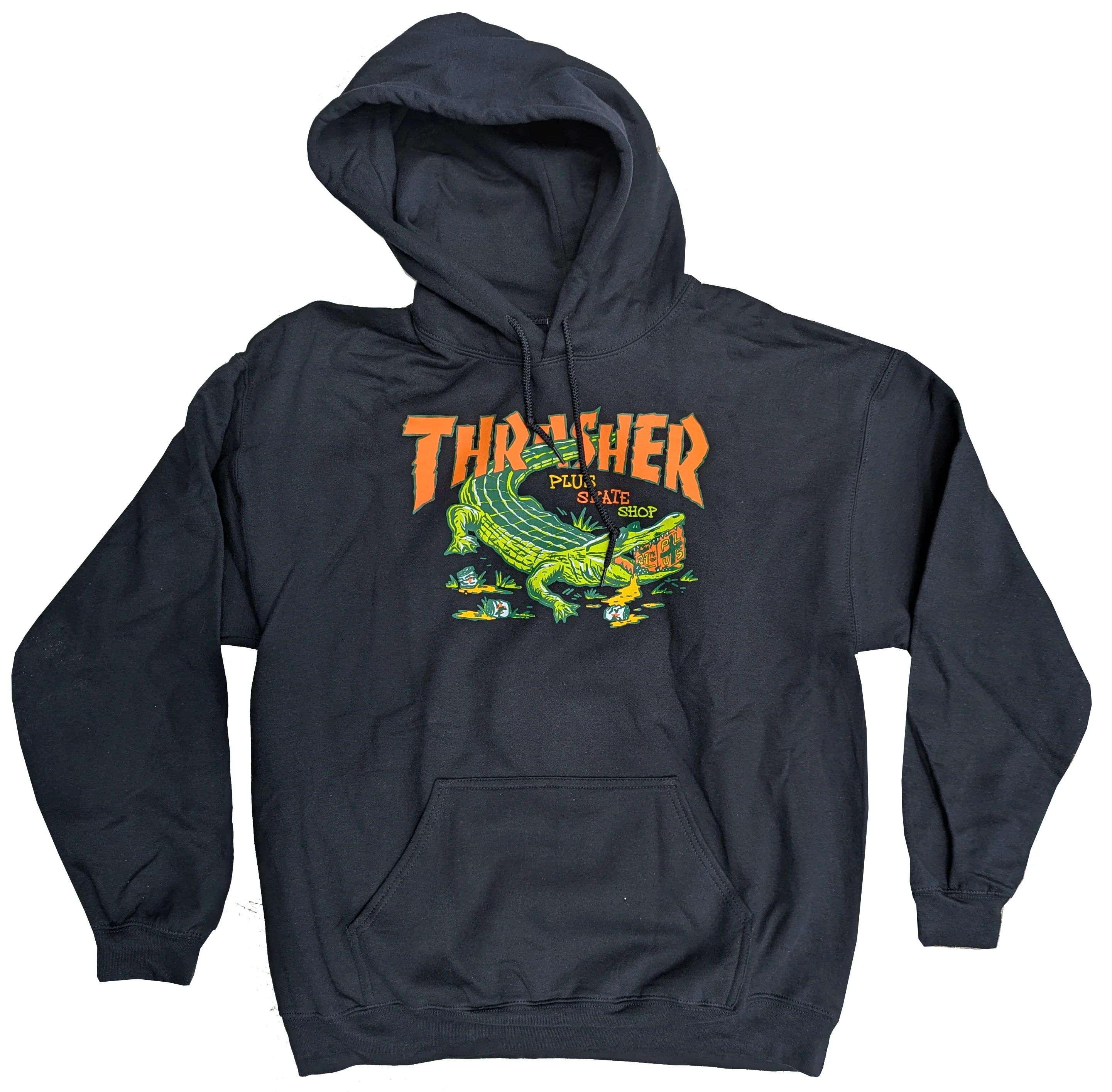 Thrasher x Plus - Gator Hoodie | Black