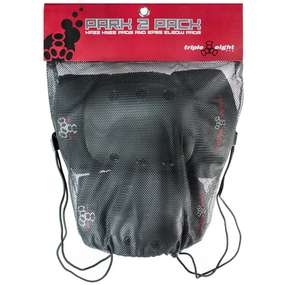 Triple Eight - Park 2-Pack Pad Set | Black