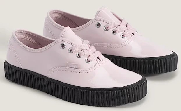Vans - Authentic Creeper Shoes | Pale Pink (Patent Leather) - Image 2