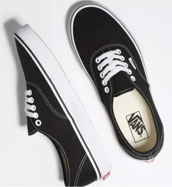 Vans - Authentic Shoes | Black White - Image 2