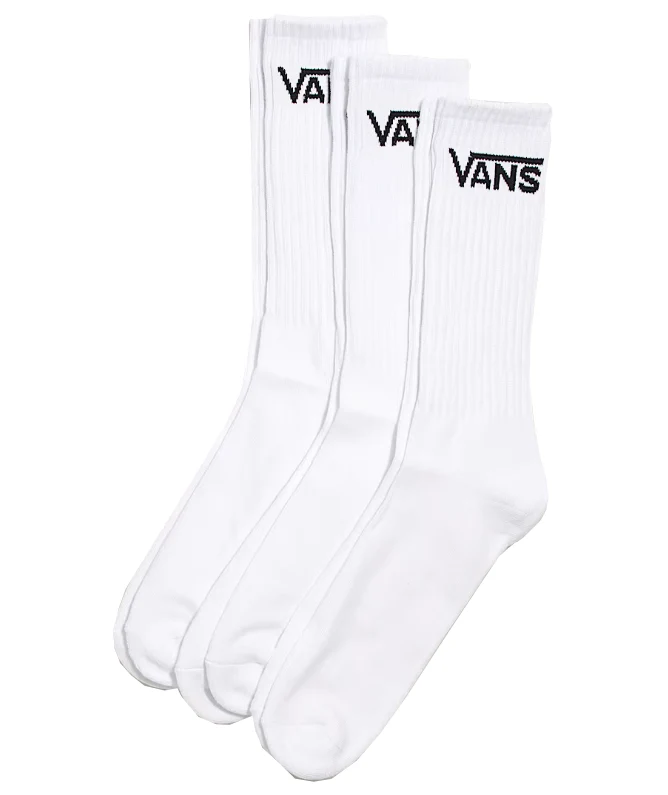 Vans - Classic Crew 3-Pack Socks | White