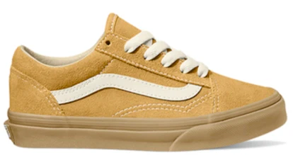 Vans - Kids Old Skool Shoes | Antelope Gum (Pig Suede)