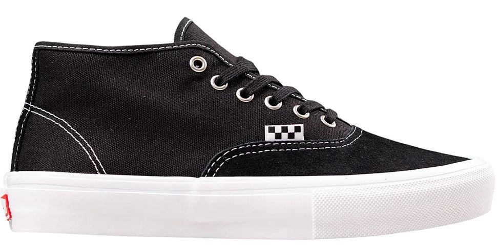 Vans - Skate Authentic Mid Shoes | Black White