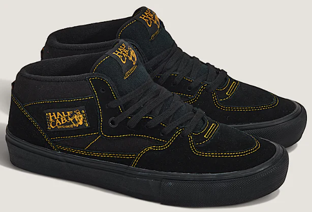 Vans - Skate Half Cab Shoes | Black Mustard - Image 3