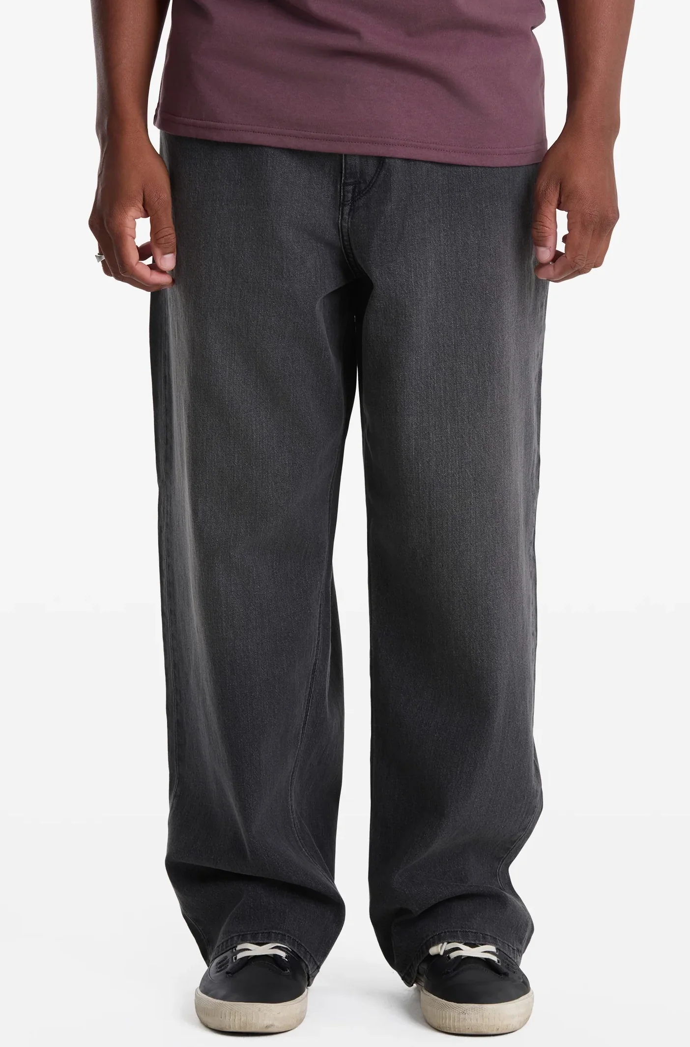 Volcom - Chillow Baggy Fit Jean | Black Grey