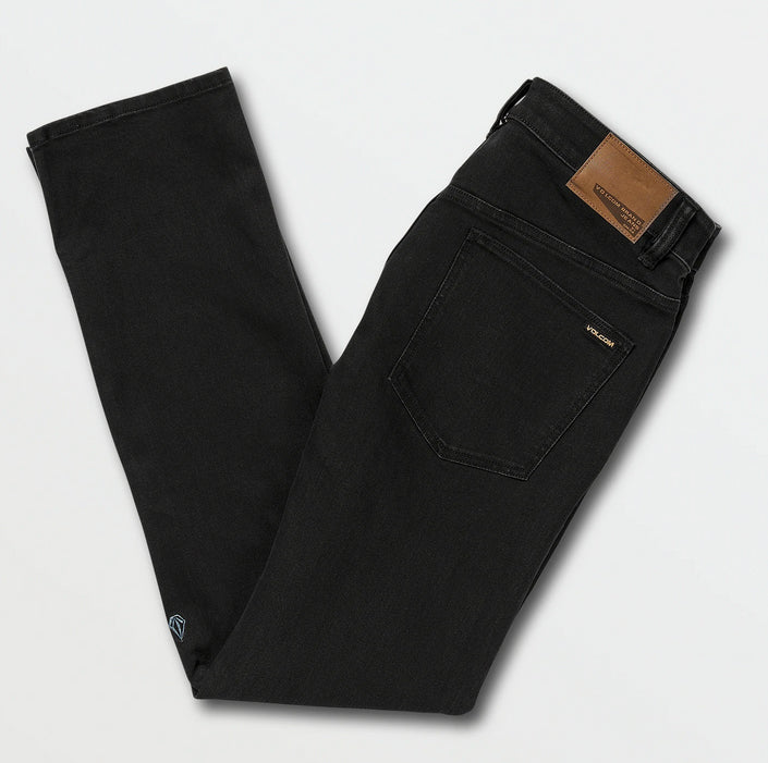 Volcom - Solver Modern Fit Jeans | Blackout - Image 3